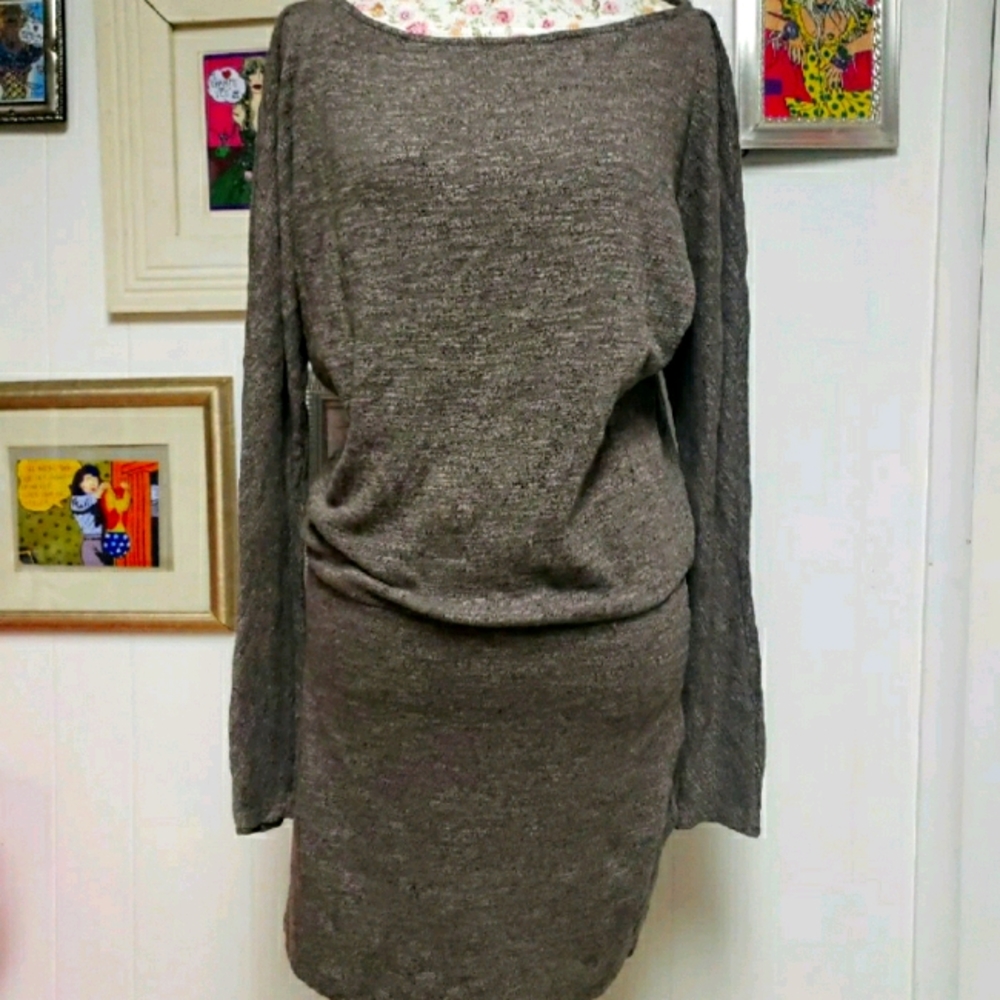 Three dots knit dress
